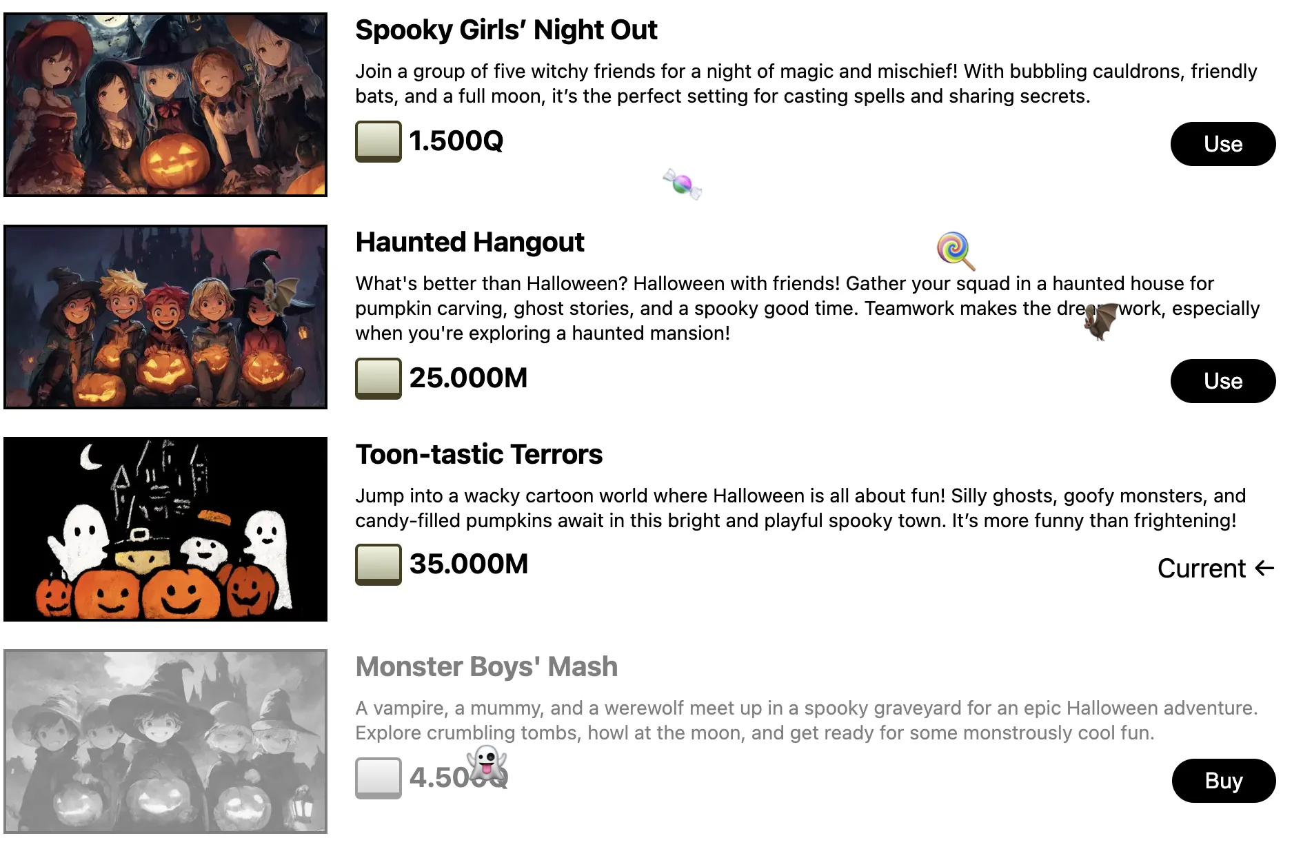 spacebar clicker halloween themes